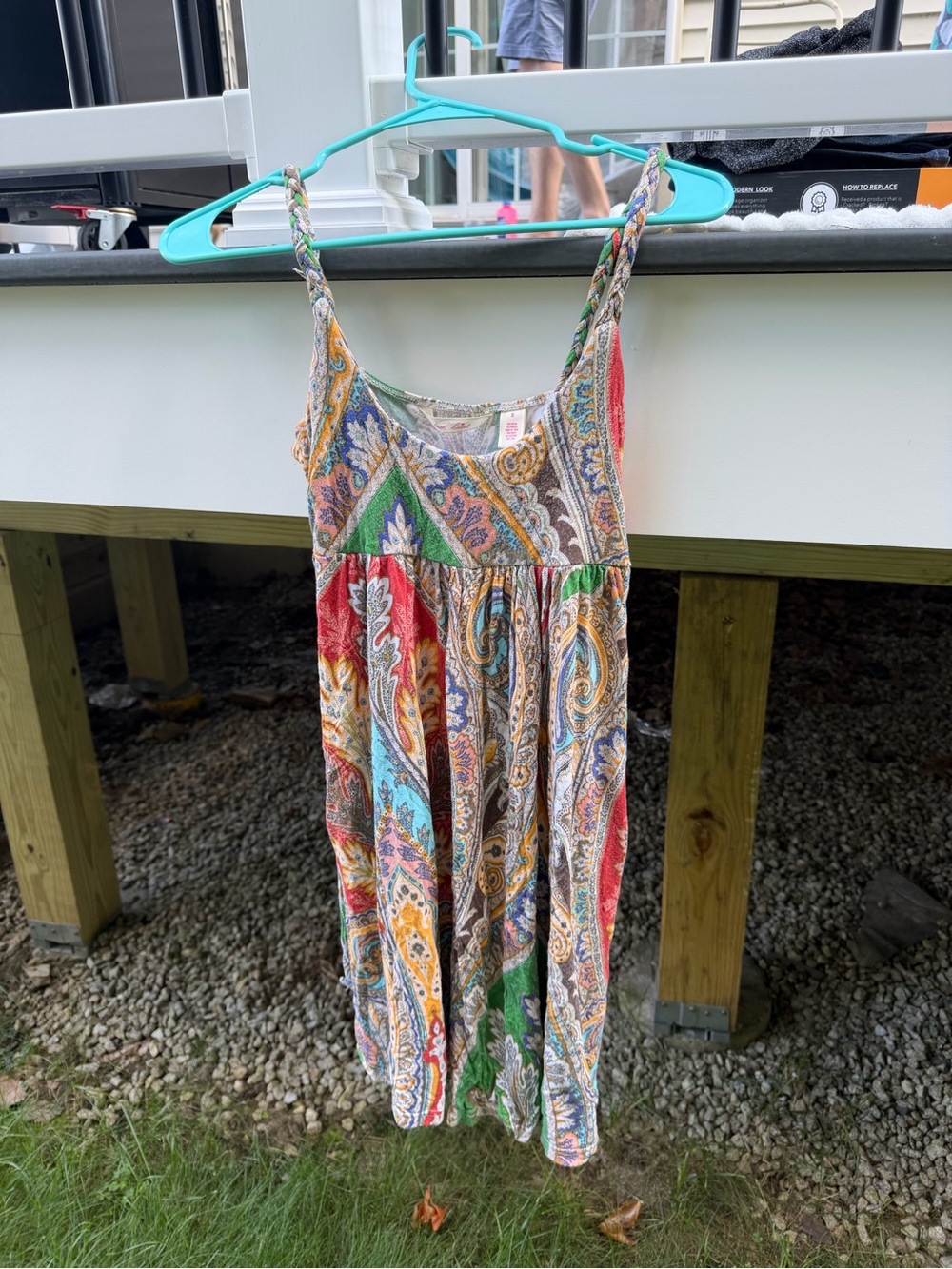 Free People Inspired Floral Paisley Mini Dress - Multicolor